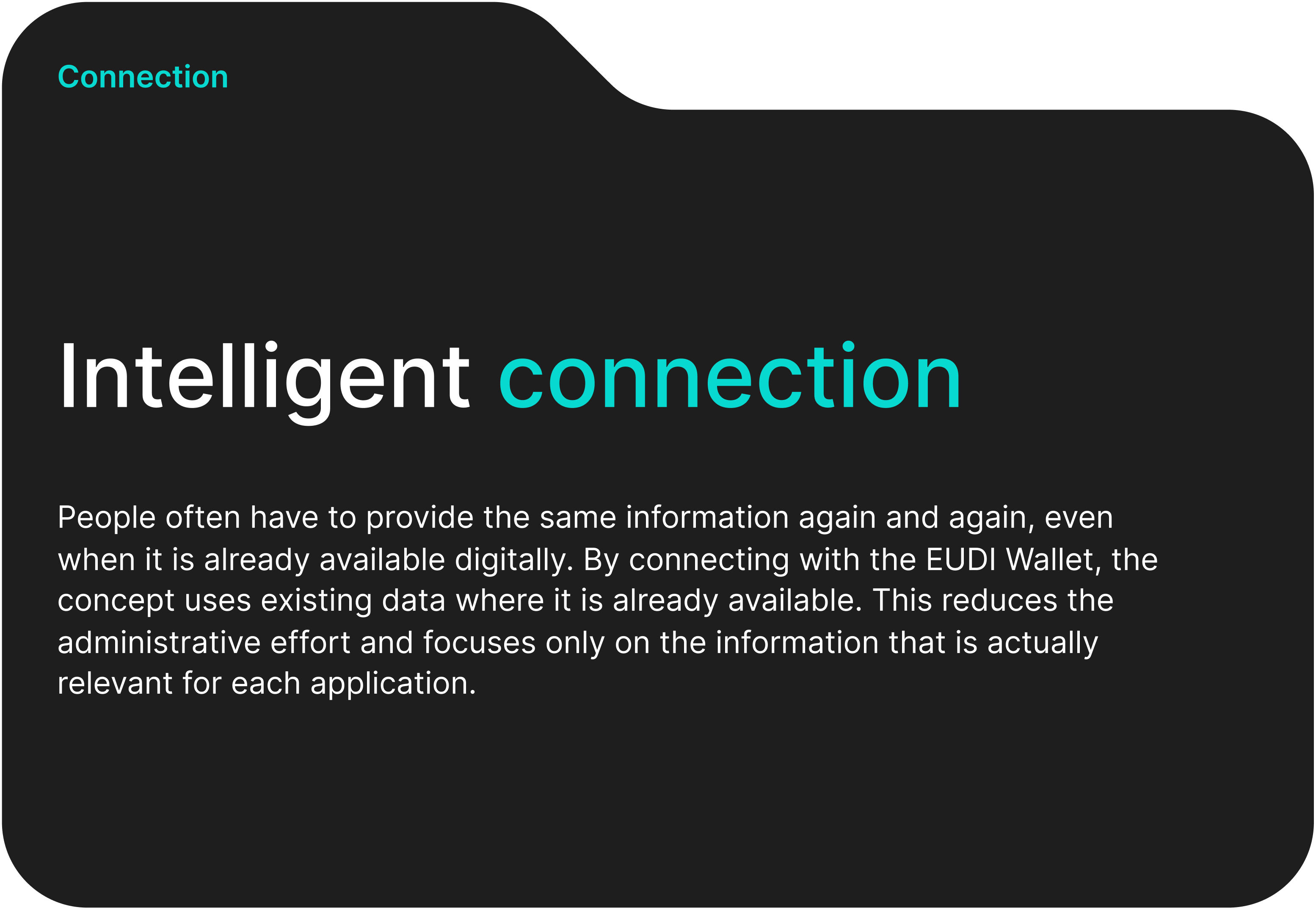Connection principle card